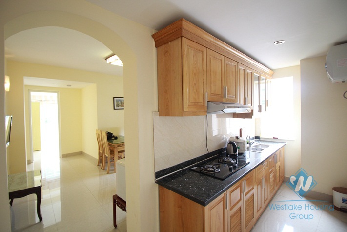 Bright and clean two bedrooms apartment for rent in Hai Ba Trung district, Ha Noi